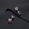 Fashion Stud Earrings 18K Gold Plated Sterling Silver 925 Hoop Earrings Gemstone Moissanite Piercing Men Women Tarnish Earrings