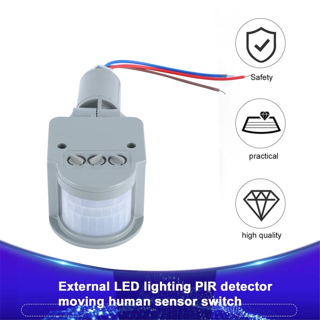 SX AC 220V Automatic Infrared PIR Professional Sensor Switch For LED ...
