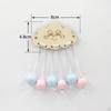 Busy Board Accessories Cloudy Pendant Early Educational Basic Skills Developmental Activities Wooden