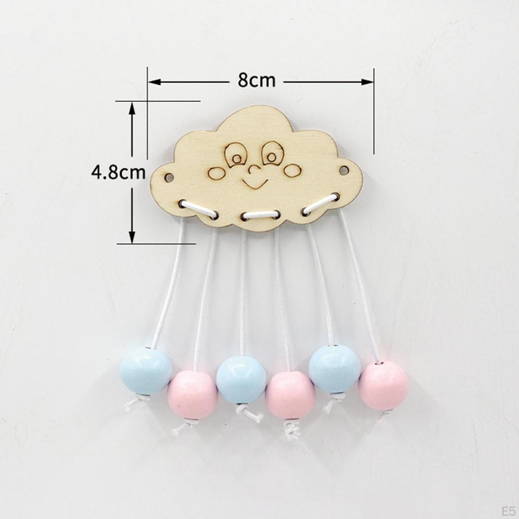 Busy Board Accessories Cloudy Pendant Early Educational Basic Skills Developmental Activities Wooden