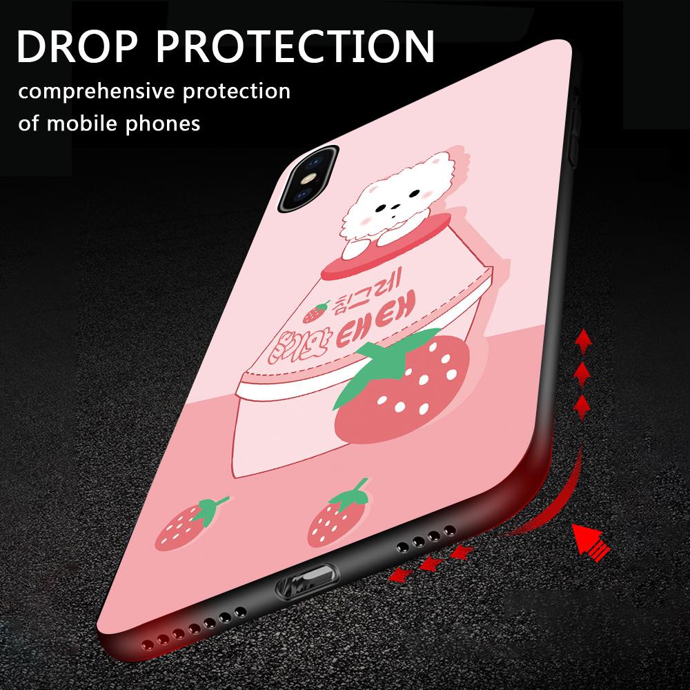 Painted Pattern Phone Case Shockproof Soft Silicone TPU Protective Phone Casing for Samsung Cover