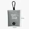 Pet Waste Poop Bag Dispenser Canvas Case 1Roll Dog Bag Portable For Walking Outdoor Clean