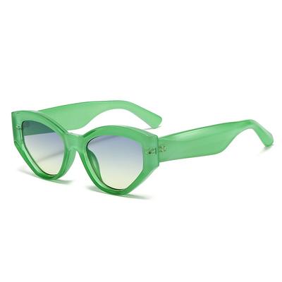Oversized Cat Eye Fashion Sunglasses For Women Men Vintage Gradient Jelly Frame Glasses Outdoor Eyewear For Parties Uv400