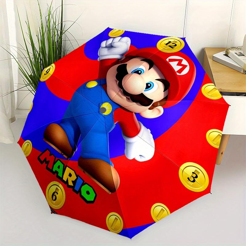 

Mario, Coins Automatic Opening and Closing Umbrella, Compact Travel Umbrella, Lightweight and Portable, Suitable for Beach Commuting Busines