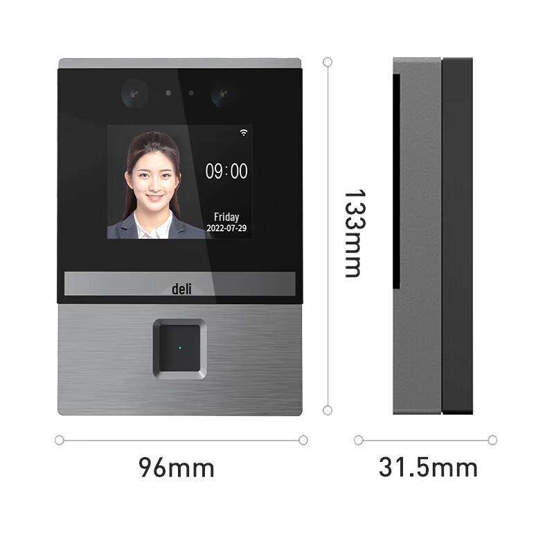 Deli Smart Cloud Časová docházka D3 CN zástrčka (adaptér součástí dodávky)