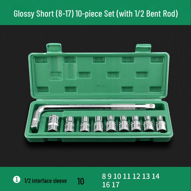Comprehensive Electric Wrench Kit: Large, Medium, Small Socket Set with Air and Electric Wrench Tool Attachments
