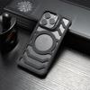 Suitable for Apple 15promax Phone Case, Carbon Fiber Texture Magnetic Attraction, IPhone14 Borderless, 13 Stand, 12 Drop Resistance