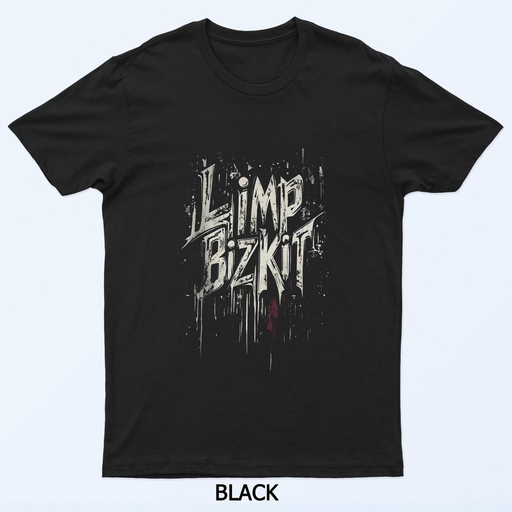 Limp Bizkit Grunge Logo Kapely Nu Metal Rocková Hudba Fanouškovské Tričko
