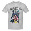 Unisex Cool Gorillaz T Shirt Vintage Big Size Cotton Sleeve Shirt Unisex