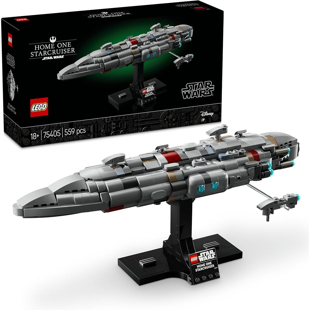 

LEGO Star Wars Home One Star Cruiser Toy Building Blocks 75405 for Kids and Adults