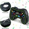 Paquete de Piñata de Controlador de Videojuego Zonon Set de Piñata de Controlador de Fiesta Gaming con Antifaz y Bate Suministros para Fiesta de Cumpleaños Gamer Juego para Gaming