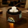 Ceramic Essential Oil Burner Wax Melt Warmer Burner Candle Heating Holder Essential Oil Diffuser for Spa Aromatherapy
