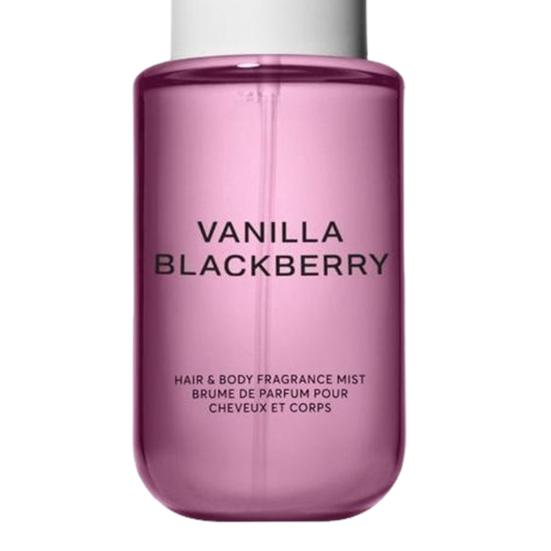 100ML Vanilla Black Berry Fragrance Spray Long Lasting Natural Cream Fruity Fragrance Soothing Scent Neck Wrist Hair Body Liquid Mist Perfume