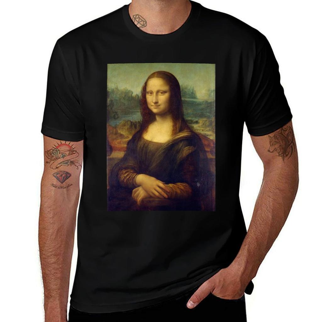 Leonardo Da Vinci Mona Lisa (1506) Tshirt Unisex T Shirt Cotton T Shirt For Unisex Tshirt