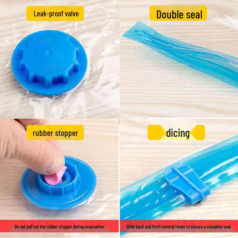 Durable Vacuum Compression Bag for Seasonal Clothing and Quilt Storage