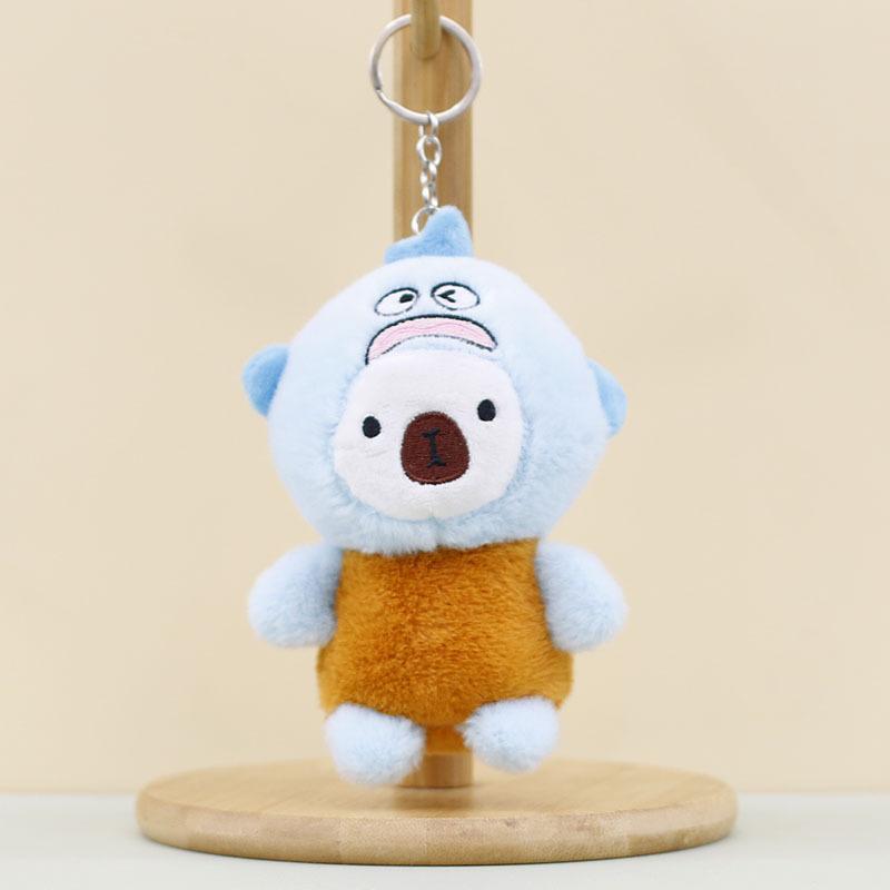 

Plush Bear Adorable Keychain 12cm Soft Pp Cotton Stuffed Animal For Bags Keys And Clownfish