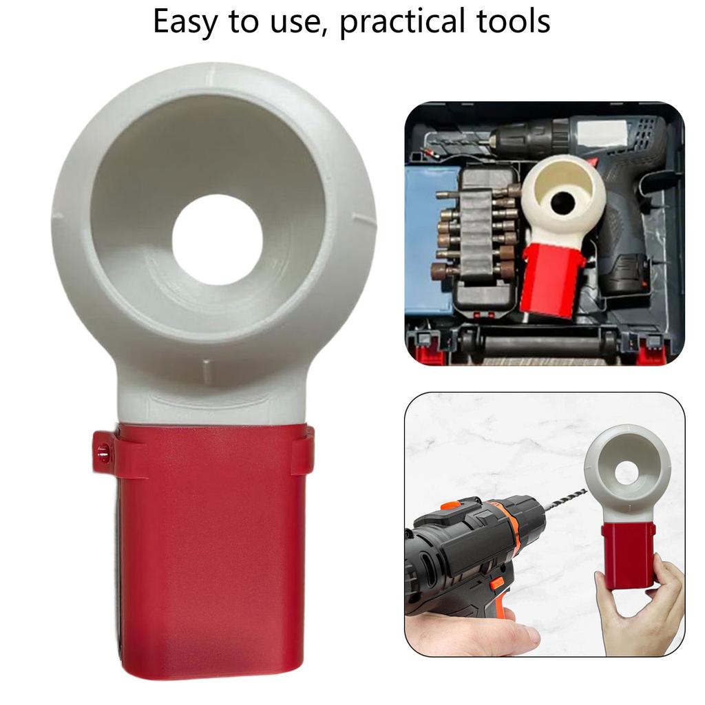 Dust Collector with Guide Feature Ensuring Precise Drilling and Clean Work Area Reusable for Electric Drill