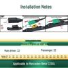 Compatible Silent Wiper Blades for Mercedes-Benz C200/C200L/K/Estate