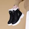 Winter Women's Short Boots Warm and Comfortable Snow Boots with Side Zipper and Fleece Lining Waterproof Shoes