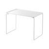 Yamazaki Jitsugyo Folding Stacking Shelf L White When Used: W40.9 X D24 X H28cm Tower Stackable Under Sink Storage Kitchen Rack 1369