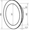 Recessed LED Furniture Lamp 2W White 2700K 120 Lm 55 Ip20 Sll01