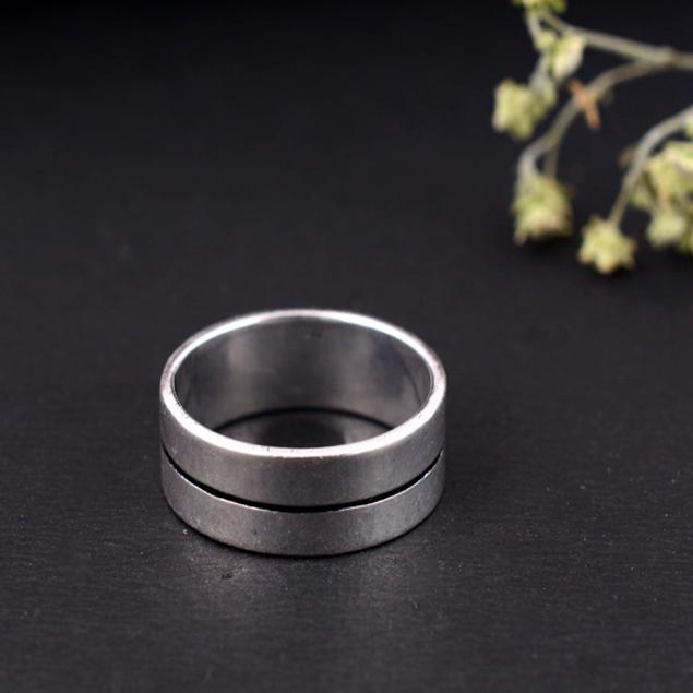 Silver Adjustable Arthritis Ring – Handmade Thumb Splint, Joint Pain Relief Support Jewelry