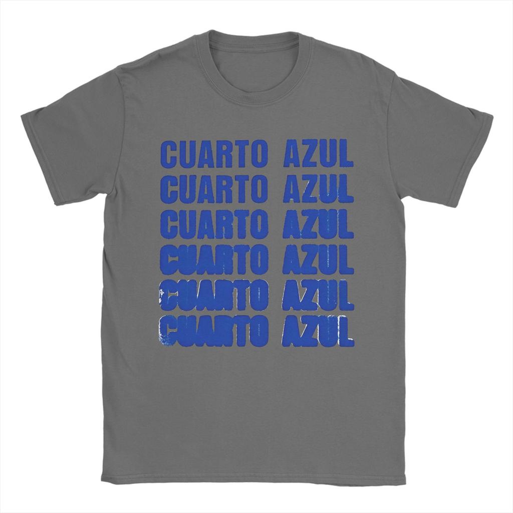 Men's T-Shirt Aitana CUARTO AZUL Tour 2025 Funny 100% Cotton Tee Shirt Short Sleeve T Shirts Round Neck Clothes Summer