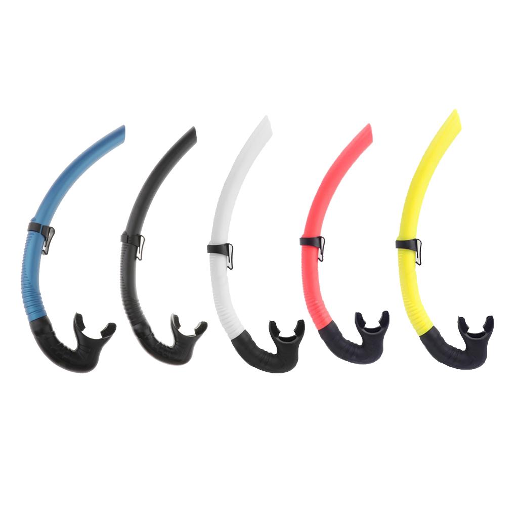 Swimming Snorkel Disposable Flush Valve Breathing Tube Food Silicone