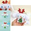 Christmas Plush Pendant Keychain Soft Durable Festive