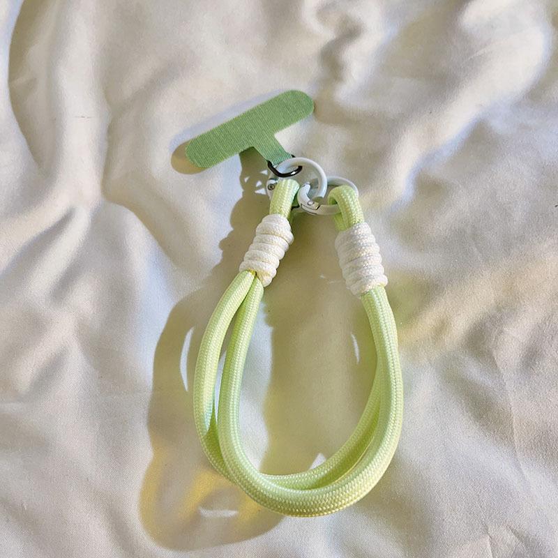 Mehrfarbig Handgewebter Schlüsselanhänger Handy-Lanyard Anti-Verlust Knoten Seilband Schlüsselring Männer Frauen Autoschlüsselhalter Zubehör