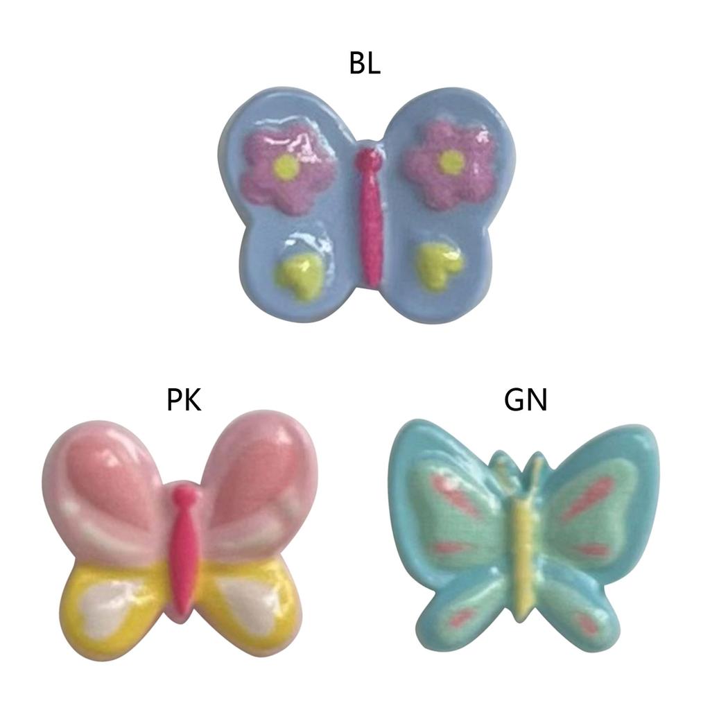 Resin Animal Butterfly Charm for Jewelry Making Pendant Necklaces Earrings DIY Crafts Handmade Hair Accessories Supply