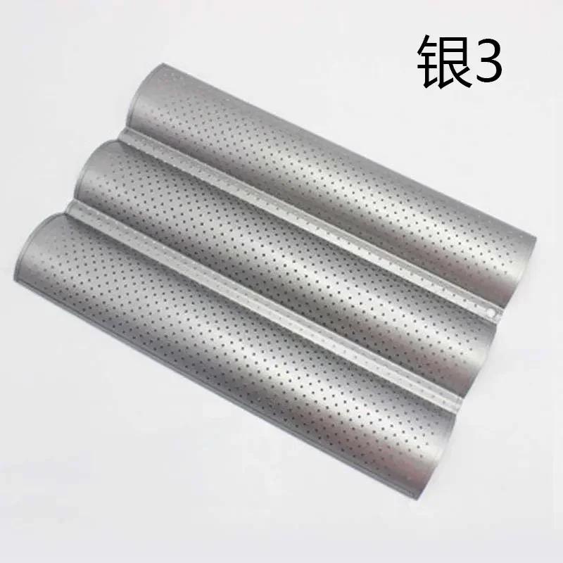 French Bread Mold For Baking Bread Wave Baking Tray Practical Cake Pan Baguette Mold 2/3/4 Groove Waves Bread Baking Tool