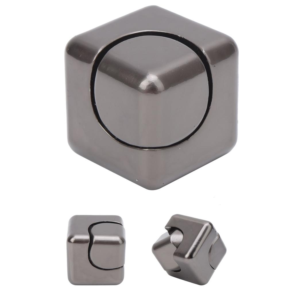Aluminum Alloy Stress Anxiety Relief Fingertip Toy Decompression Rotation Toy Gift(Multi Color )