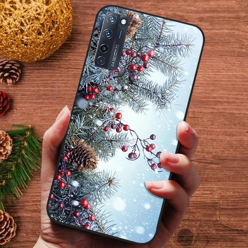 Świąteczne malowane etui na ZTE Axon 20 4G 5G Silikonowe miękkie etui na telefon na ZTE Axon 40 30 Pro Ultra A20 A2121 Capa Fundas