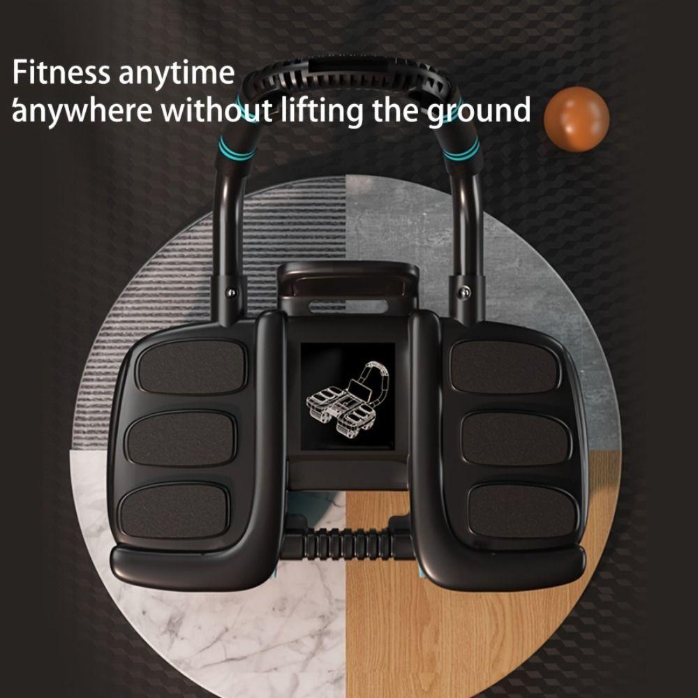 Automatic Rebound Abdominal Exercise Machine Four-Wheel Core Strengthening Trainer Home Workouts