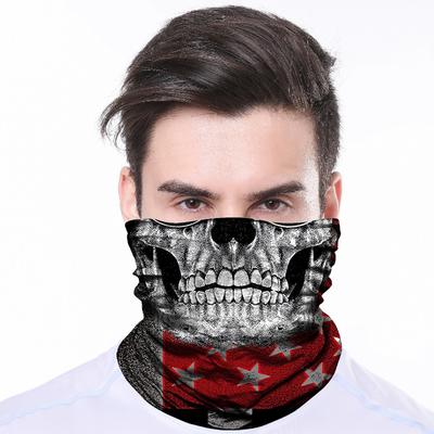 1Pc Bandanas Motorbike Headband Skull Polyester Scarves Face Shield Cycling Face Masks Motorcycle Biker Mask