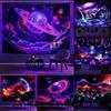 Glowing Tapestries With Cosmic And Fantasy Scenes Uv Reaction Tapestry Background Decoration  Bedroom Party Decoration