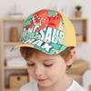 Fashion Cute Kids Dinosaur Baseball Cap Cotton Adjustable Cartoon Print Cap Breathable Sunscreen Hats Gifts