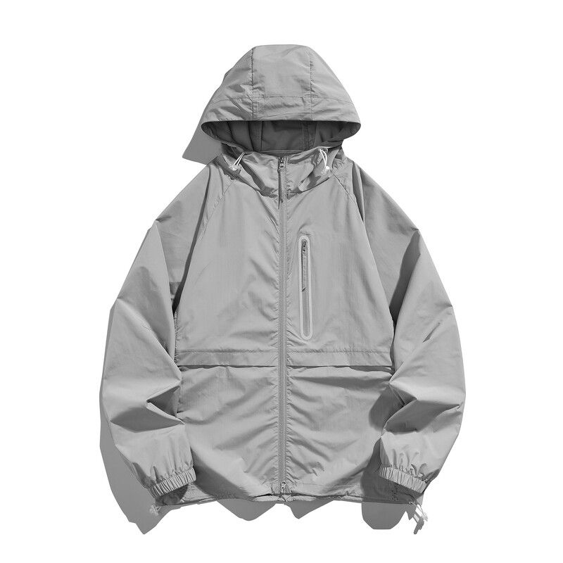 Wassup Cooling Upf50+ High Protection Sunscreen Jacket for Men, Uv Protection, Lightweight, Quick-Drying, Outdoor Simple Hooded Jacket