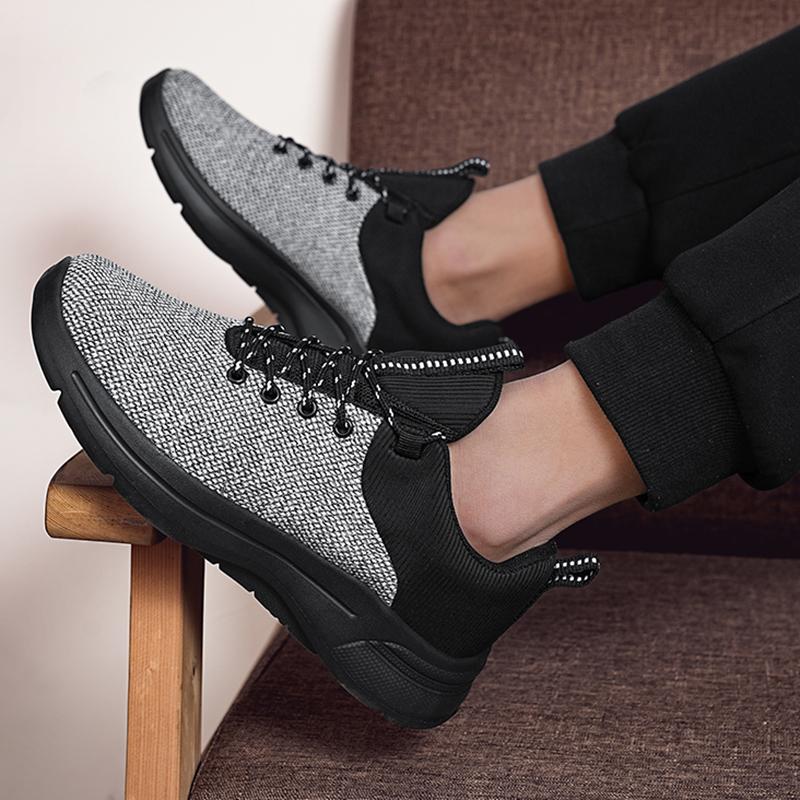 Men Tennis Shoes Women Tennis Shoes Sports Shoes Men Sneakers Breathable Mesh Slip-on Female Sock Footwear Outdoor Thick Bottom Women Sneakers