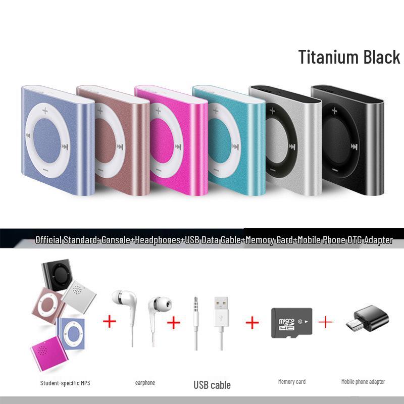 Compact Music & MP3 Player for School, Sports, English Listening, and More