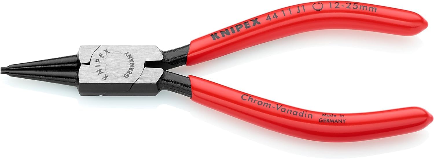 

KNIPEX Плоскогубцы для стопорных колец с отверстиями Прямые 4411-J1 (SB) чёрный