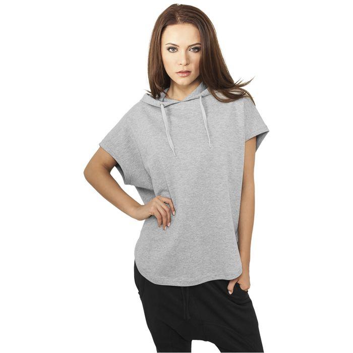 Sweatshirt à capuche - Urban Classic - Basic Terry - Gris - Manches longues - 90% Coton