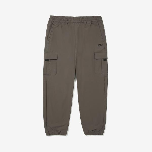 

Fila Базовые эластичные тканые джоггеры BROWN/085