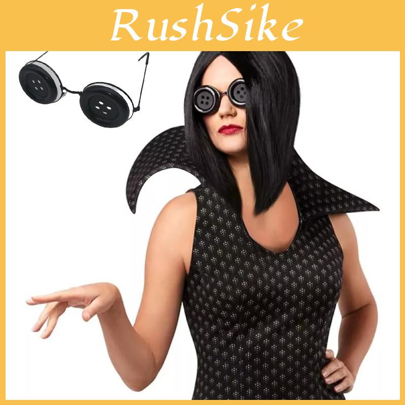 Unique Anzwtloyy Button Glasses Fashionable Costume Accessory For Halloween Dress Up