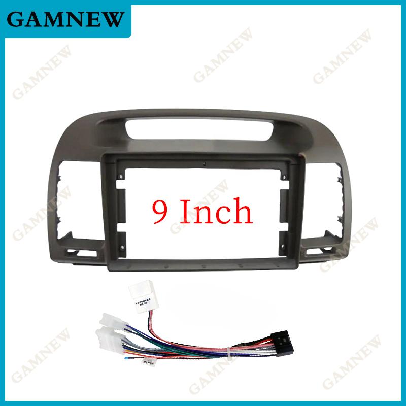 9 Inch Car Radio Fascia Frame 2DIN Install Panel Dashboard For Toyota Camry 2002-2005