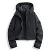 Outdoor Jacket Women's Windproof Waterproof Loose Casual Fashion Versatile Mountaineering Suit Soft Shell Jacket Couple Autumn and Winter