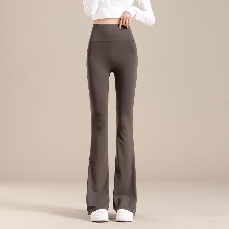 

Women s High-Waisted Micro-Flared Pants: Slim-Fit, Butt-Lifting Yoga Bell-Bottoms for Spring & Autumn 2026. XXL (60-70kg)