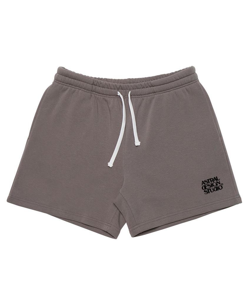 ASTRAL PROJECTION Astral Design Studio Comfortable Waffle Terry Shorts_Gray