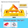 Heavy-Duty Triangle Parking Space Lock - Anti-Collision, Pressure-Resistant Floor Post for Garage